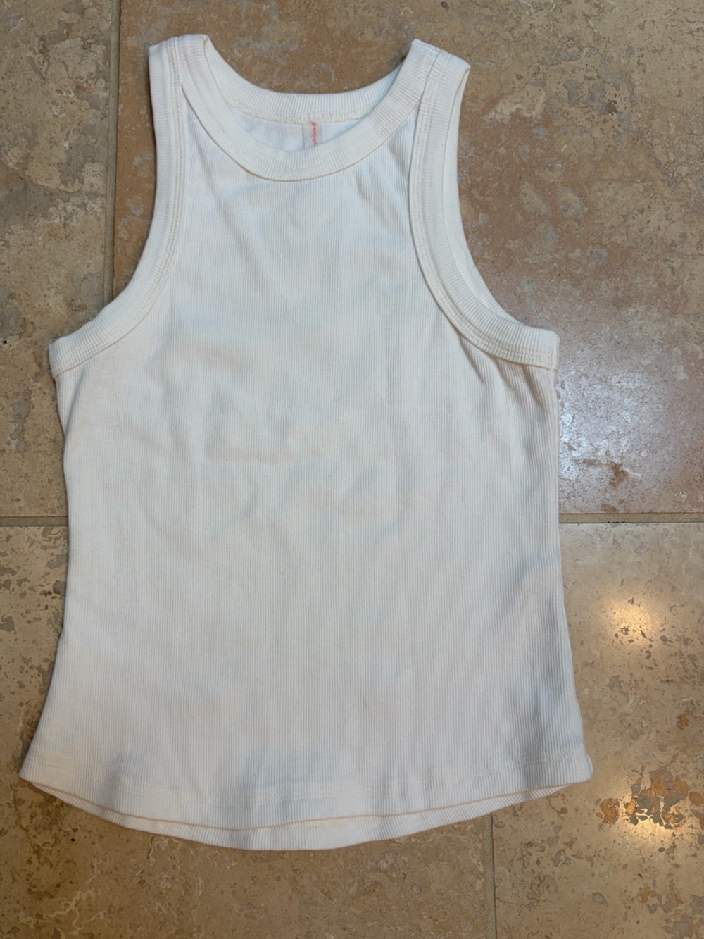 FP Movement by Free People Women’s White Classic Ribbed Tank Top